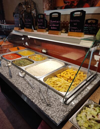 Foto Buffet Angebot indisches Restaurant Jaipur Dresden