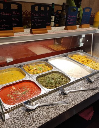 Foto Buffet Angebot indisches Restaurant Jaipur Dresden