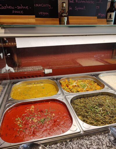 Foto Buffet Angebot indisches Restaurant Jaipur Dresden